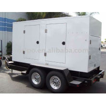 Shangchai 60HZ,1800rmp, 127/220V trailer power generator with worldwide maintain service